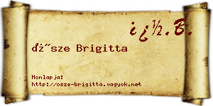 Ősze Brigitta névjegykártya